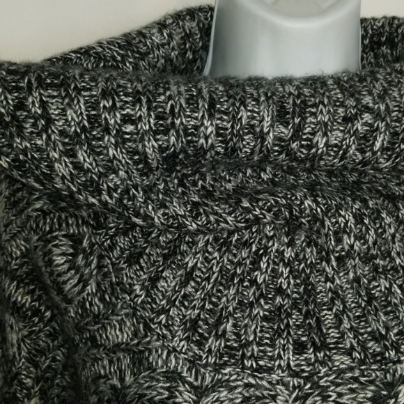 I Love Boy Meets Girl Sweater L Cowl Black SHORT - Picture 3 of 7